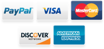 We Accept All Major Credit Cards